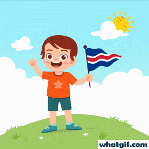 Download Costa Rica Flag GIFs Free | WhatGIF 4 Costa Rica cute flag gif