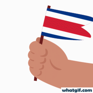 Download Costa Rica Flag GIFs Free | WhatGIF 14 Costa Rica flag in hand gif