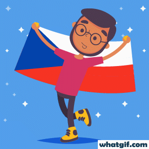 Discover & Download Free Czechia Flag GIFs | WhatGIF 12 Czechia flag gif animated