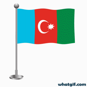 Download 25+ Free Azerbaijan Flag GIFs at WhatGif 5 animated Azerbaijan flag