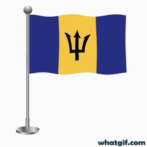 Download 25+ Vibrant Barbados Flag GIFs Free | WhatGif 2 animated Barbados flag