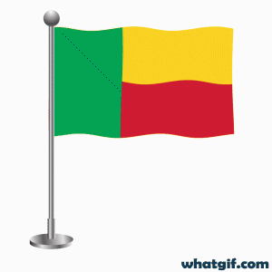 Vibrant Benin Flag GIFs Available Free to Download | WhatGif 3 animated Benin flag