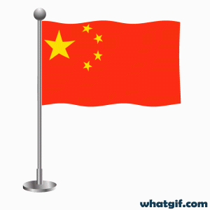 Download Free China Flag GIFs - Vibrant and Dynamic 25 animated China flag .gif