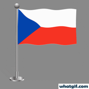 Discover & Download Free Czechia Flag GIFs | WhatGIF 2 animated Czechia flag
