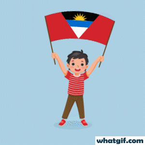 Download 25+ Antiqua and Barbuda Flag GIFs for Free at WhatGif 23 boy with Antigua and barbuda flag gif