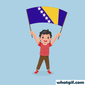 Free Bosnia & Herzegovina Flag GIFs on WhatGif 4 boy with Bosnia and Herzegovina flag gif