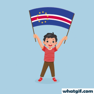 Explore & Download Free Cabo Verde Flag GIFs | WhatGIF 2 boy with Cape Verde or Cabo Verde flag gif