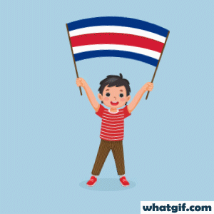 Download Costa Rica Flag GIFs Free | WhatGIF 3 boy with Costa Rica flag gif