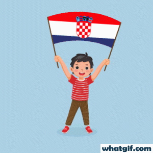 Download Free Croatian Flag GIFs at What GIF 3 boy with Croatia flag gif