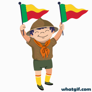 Vibrant Benin Flag GIFs Available Free to Download | WhatGif 24 cute boy Benin flag gif
