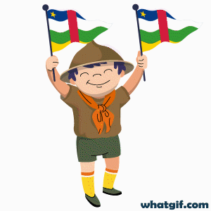25+ Animated Central African Republic Flags | WhatGIF 24 cute boy Central African Republic flag gif