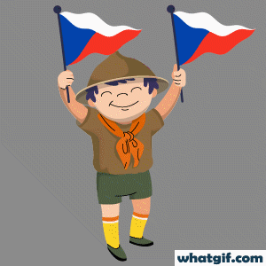 Discover & Download Free Czechia Flag GIFs | WhatGIF 4 cute boy Czechia flag gif