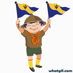 Download 25+ Vibrant Barbados Flag GIFs Free | WhatGif 24 cute boyBarbados flag gif