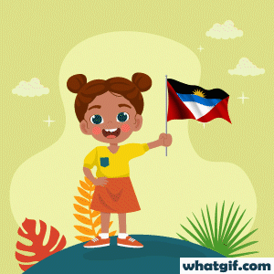 Download 25+ Antiqua and Barbuda Flag GIFs for Free at WhatGif 26 girl with Antigua and barbuda  flag gif