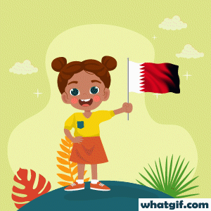 Download Free Bahrain Flag GIFs for Your Content | WhatGif 1 girl with Bahrain flag gif