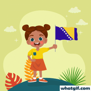 Free Bosnia & Herzegovina Flag GIFs on WhatGif 1 girl with Bosnia and Herzegovina flag gif