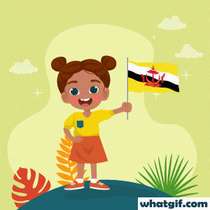 Download 25+ Brunei Flag GIFs for Free at WhatGif 1 girl with Brunei flag gif