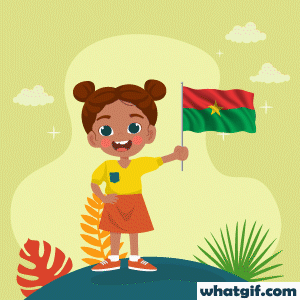 Get Free Burkina Faso Flag GIFs on WhatGif 26 girl with Burkina Faso flag gif