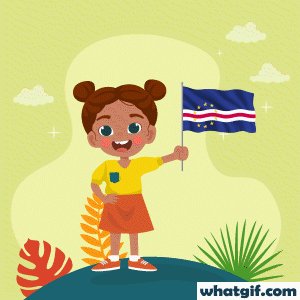 Explore & Download Free Cabo Verde Flag GIFs | WhatGIF 26 girl with Cape Verde or Cabo Verde flag gif