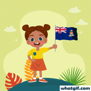 Download Free Cayman Islands Flag GIFs | What GIF 26 girl with Cayman Islands flag gif.gif