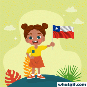 Free Animated Chile Flag GIFs to Download| WhatGIF 1 girl with Chile flag gif