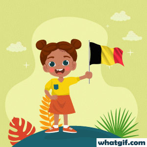 Vibrant Belgium Flag GIFs to download - Free at WhatGif 26 girl with belgium flag gif