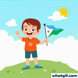 Download Free Djibouti Flag GIFs | WhatGIF 5 Djibouti cute flag gif