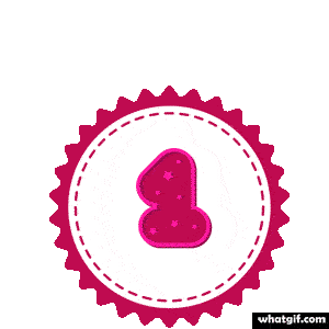 Happy 1st Birthday Animated Gifs For Baby Boys & Girls 4 happy 1st birthday with masks