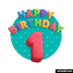 Happy 1st Birthday Animated Gifs For Baby Boys & Girls 15 happy 1st birthday gif
